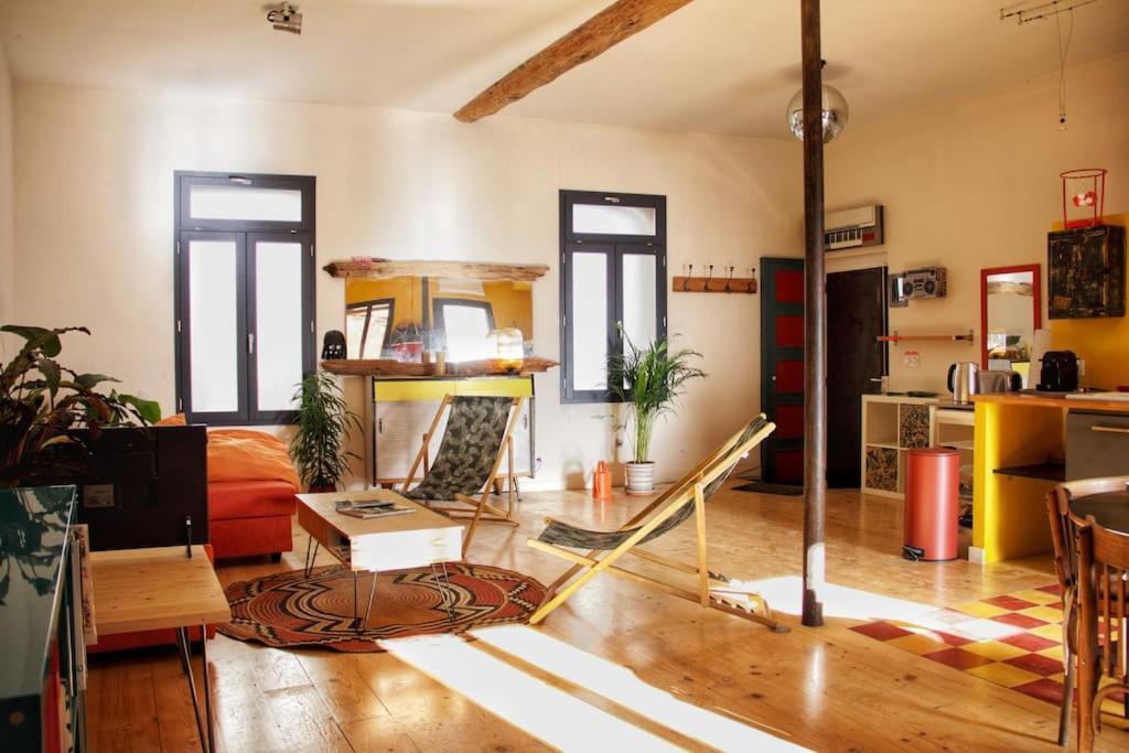 Artistic Loft, Downtown Montpellier, Wifi Apartment ภายนอก รูปภาพ